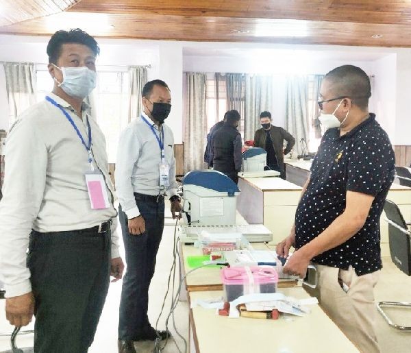 District Level Master Trainers during the first phase training held at DC's Conference Hall and DPDB's Conference Hall Kohima simultaneously on October 14. (DIPR Photo)